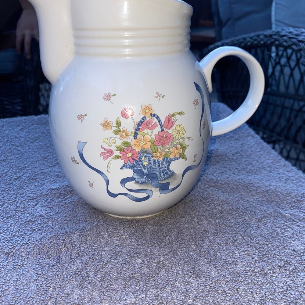 Floral Pitcher